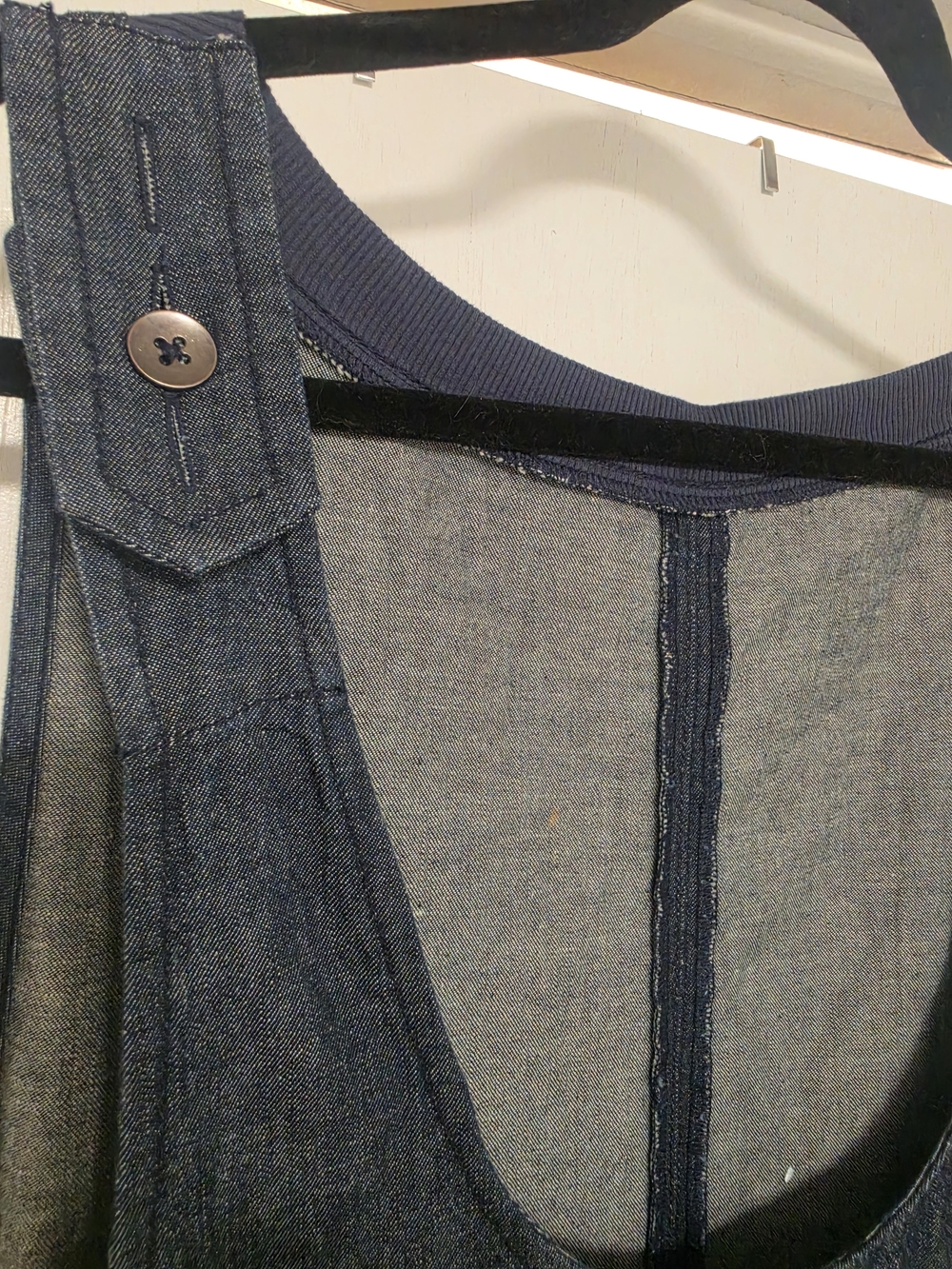 Free People Soraya Denim Dress Sz XL - Picture 10 of 11